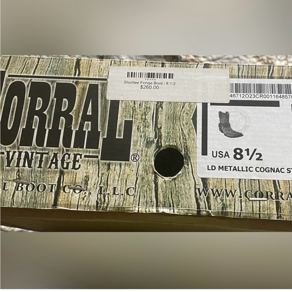 Womens Short Vintage Corral Western Boots - Picture 8 of 8